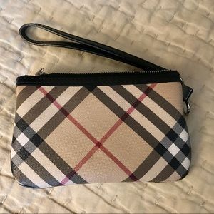 Burberry Check Wristlet
